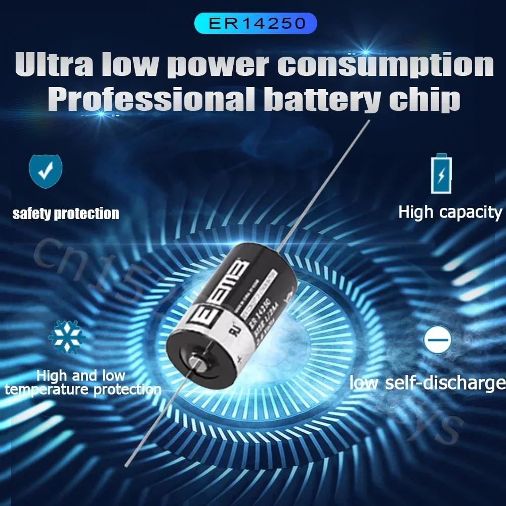 10PCS 3.6V ER14250 ER 14250 CR14250SL 1/2AA PLC Industrial Lithium Battery For Camera Water Meter