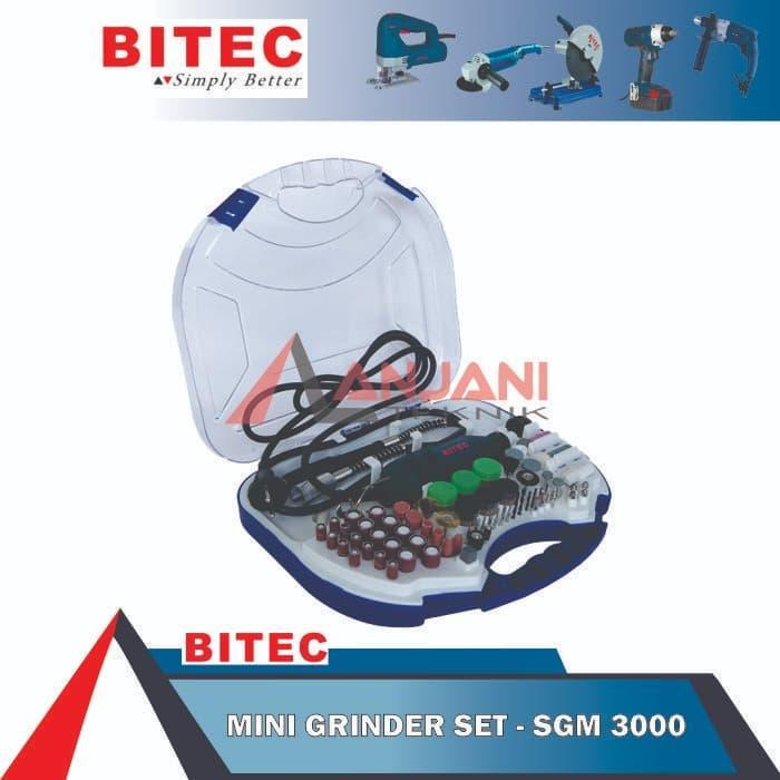 Bitec Sgm 3000 Mesin Gerinda / Gurinda Lurus Set Mini Grinder Sgm3000