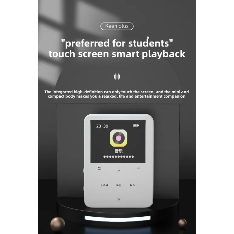 Mini MP3 64GB Music Player High Quality Portable MP3 Radio Player Support FM Radio Video E-book With