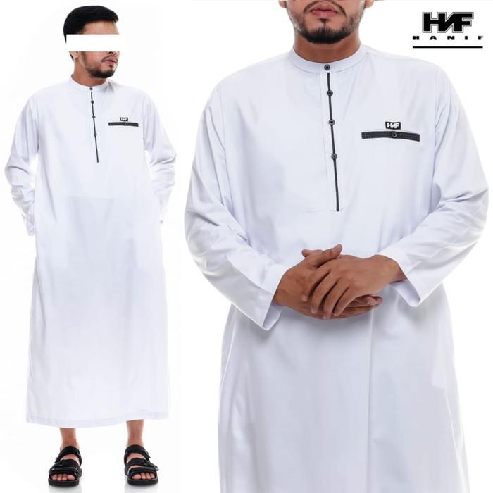 Stok Baru [ KHALID ] Jubah Pria Khalid Series Cotton Spunpolyester Premium - Gamis Lengan Panjang