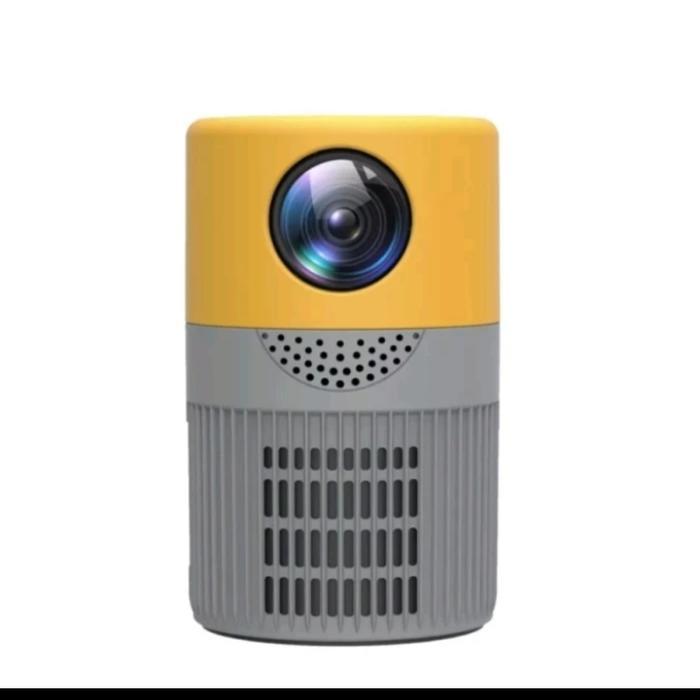 Projector Mini Led Yt400 Portabel Projector Kuning Hitam