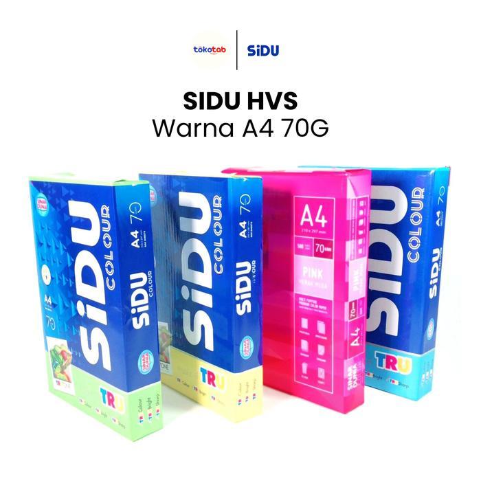 Kertas HVS Warna A4 SIDU 70 Gr