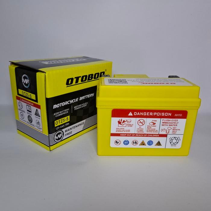 Aki Motor Honda Beat Fi, Blade, Revo, GTZ5S MF ACCU KERING