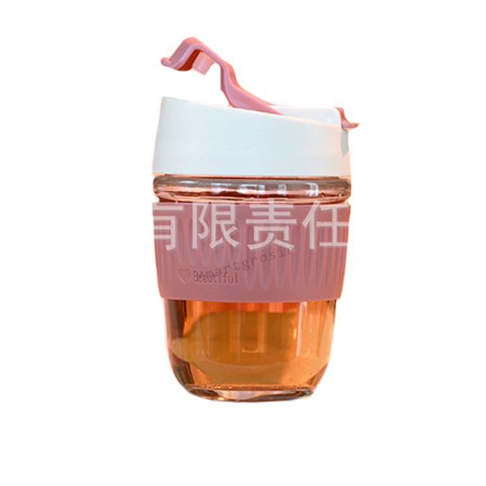 GELAS KACA / GELAS TUTUP KACA / 350 ML