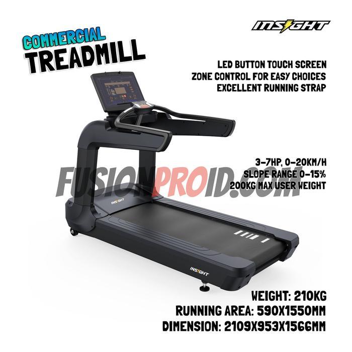 Insight Treadmill Electric RT5 Commercial Gym Elektrik Komersial