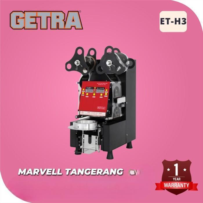 CUP SEALER GETRA ET-H3 MESIN CUP SEALER OTOMATIS / MESIN PRESS GELAS - UNIT ONLY - UNIT ONLY