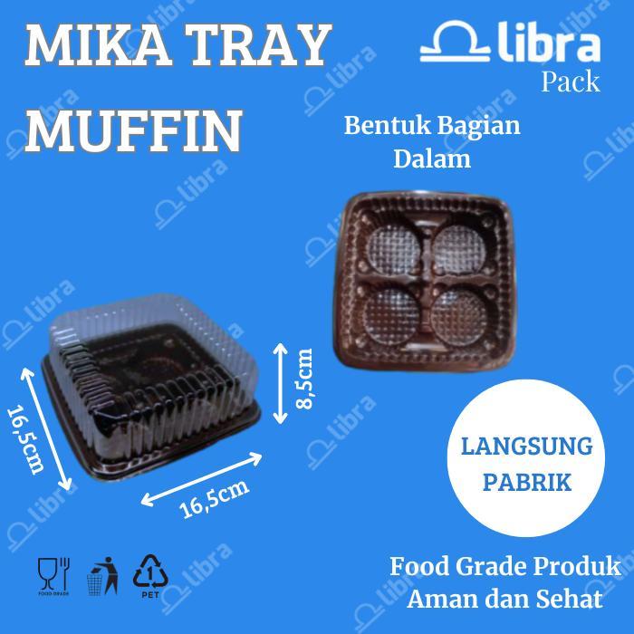 MIKA TRAY MUFFIN / MIKA TEMPAT KUE / MIKA BOLU 50 pcs