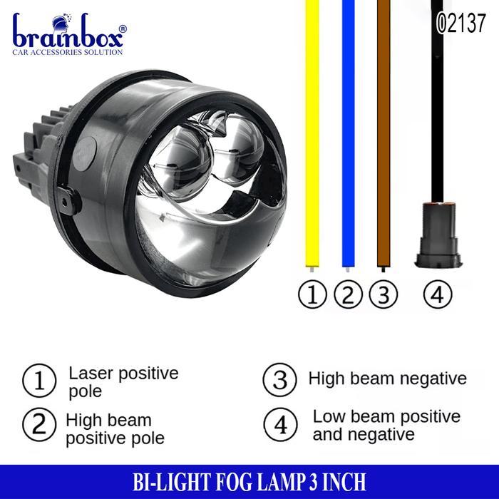 Biled Bi Led Projector 3 Inch Universal Honda Toyota Bi-Light Headlight Projie Projector Light