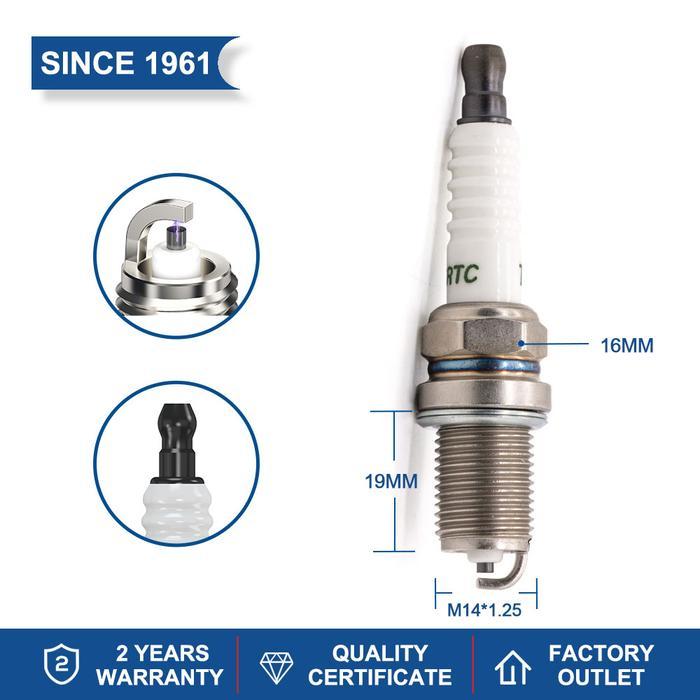 IRIDIUM PLATINUM CANDLES CHINA TORCH SPARK PLUGS K6RTIP K6RTC FOR