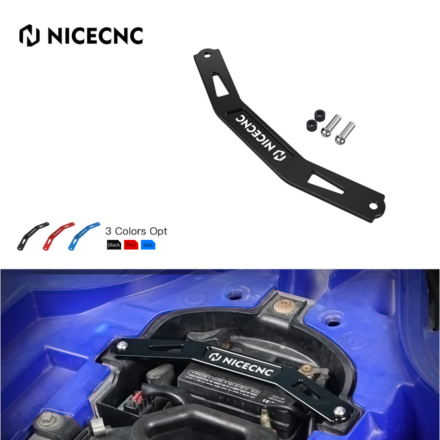 Terbaru NICECNC For Yamaha 450R YFZ ATV Battery Holder Bracket YFZ450R YFZ450RSE 2009-2023 YFZ450X 2