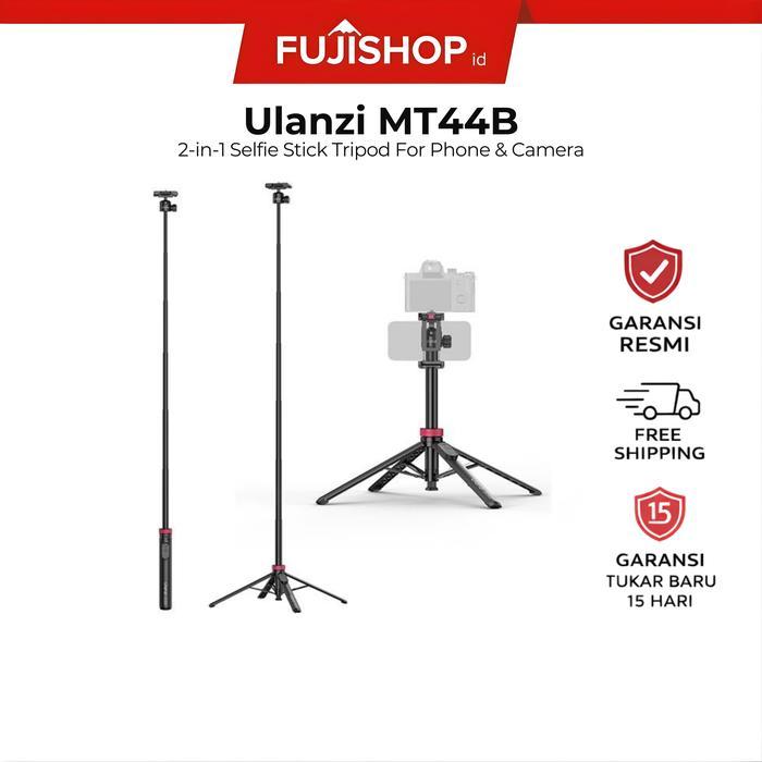 Ulanzi MT44B MT-44B Extendable Vlog Tripod Tongsis Ulanzi MT 44B For Camera Smartphone HP Selfie