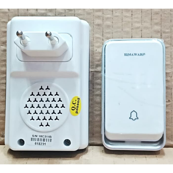 BELL RUMAH WIRELESS DOOR BELL DIGITAL HIMAWARI HM-3336 REMOT TANPA BAT