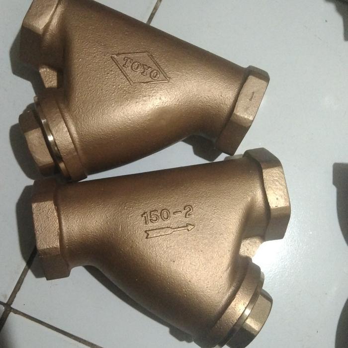Y Strainer Toyo 2Inch Asli Kuningan
