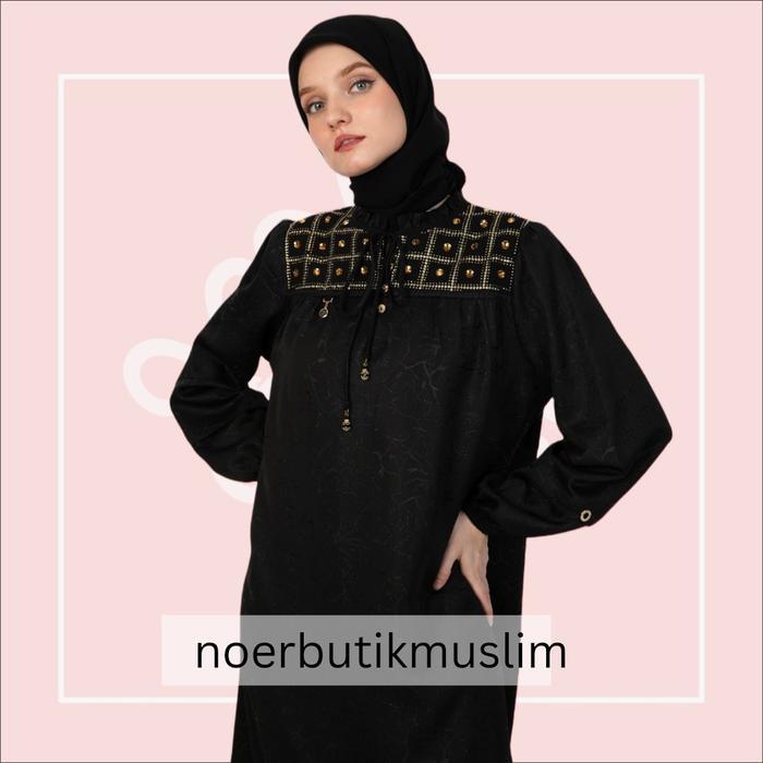 HIKMAT FASHION ORIGINAL D4732 abaya hikmat noerbutikmuslim Hikmat terbaru 2024 abaya