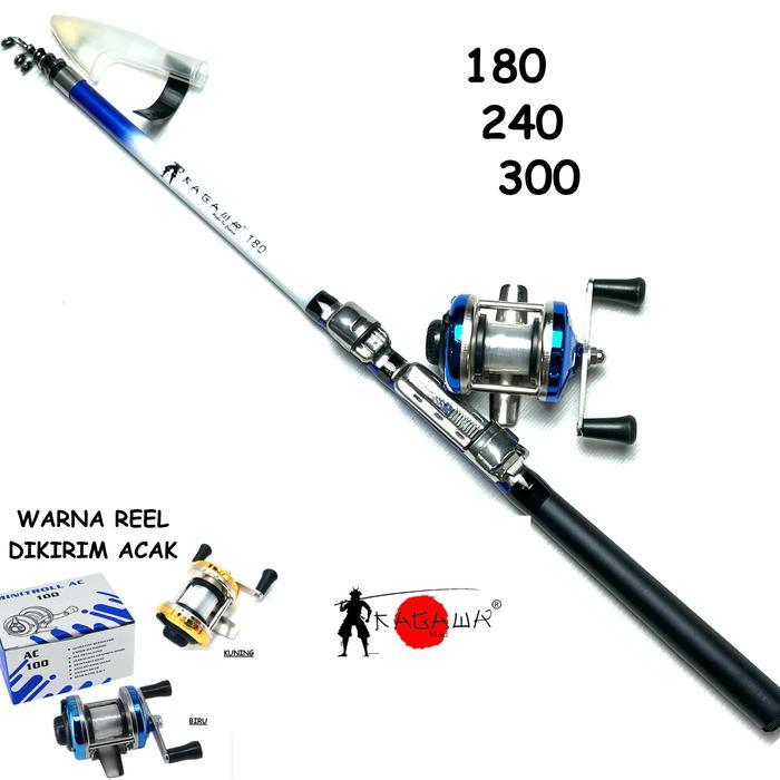 Joran Tegek Kolong Pancing Udang Kagawa Ruas Pendek 45Cm Untuk Ikan