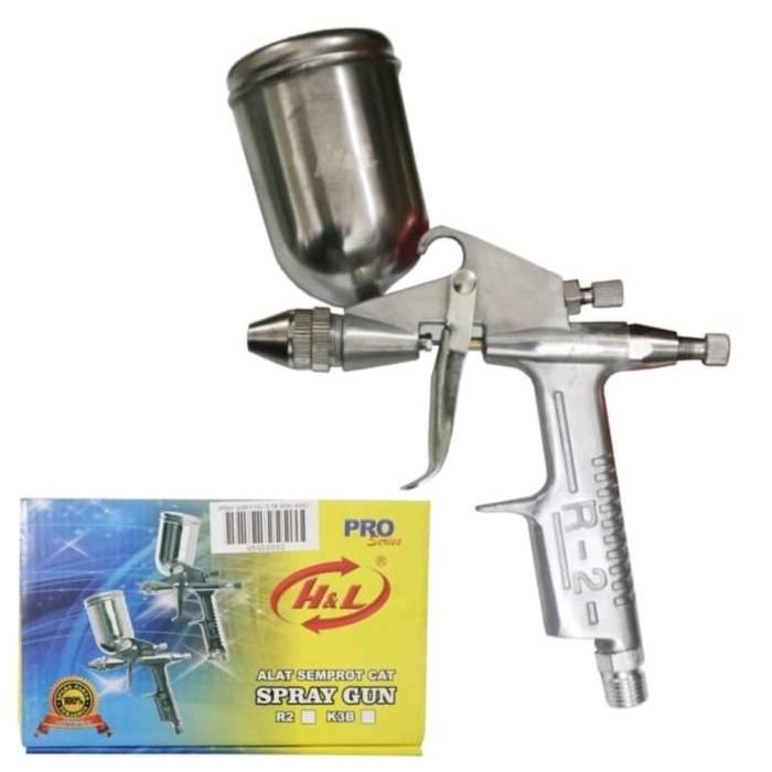 SPRAYGUN H&L PRO R2 TABUNG ATAS SPRAY GUN CAT PAINT AIR BRUSH HL