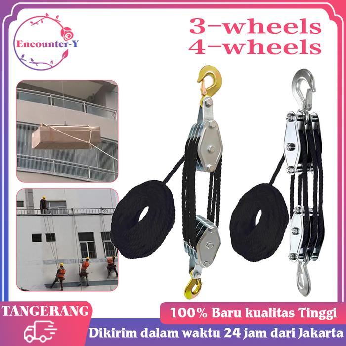 Promo 20M Alat Katrol Barang Manual Alat Derek Manual Katrol Kerekan Alat Derek Manual Katrol Manual