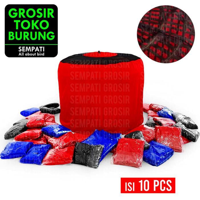 SEMPATI GROSIR Kerodong Sangkar Ayam Bulat Ekonomis Isi 10 Pcs Krodong Kandang Kurungan Ayam Jago