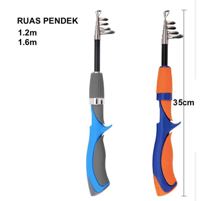 JORAN ANTENA BC RUAS PENDEK BAITCASTING TELESCOPIC TELESKOPIK 4KG Gratis Ongkir