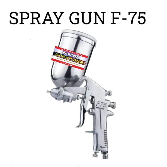 SPRAY GUN CAT TABUNG ATAS F-75 KEN / SPRAY GUN PAINT F75
