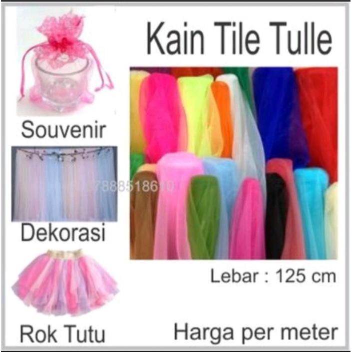 Kain Tile Kaku/Kain Tile Permeter/Kain Tulle/Tulle/Tile/Tule