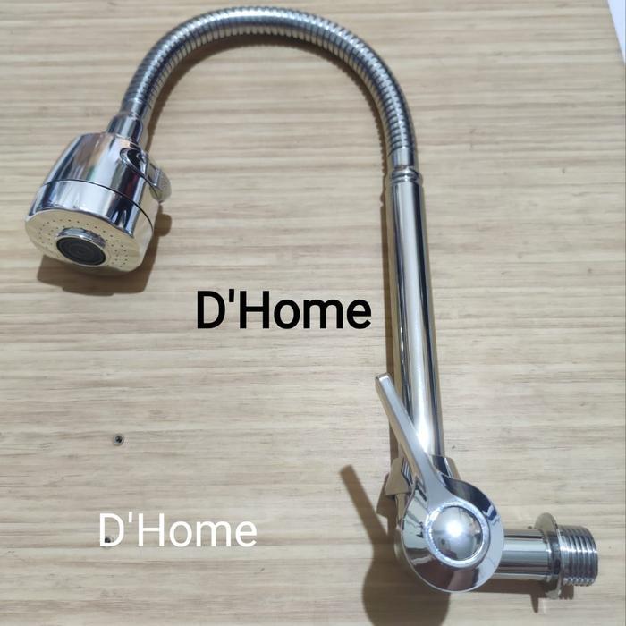 Onda Waterpro Sanitary - Kran Cuci Piring/Kran Bak Cuci/Keran Bebek/Kran Angsa Plastik Putih