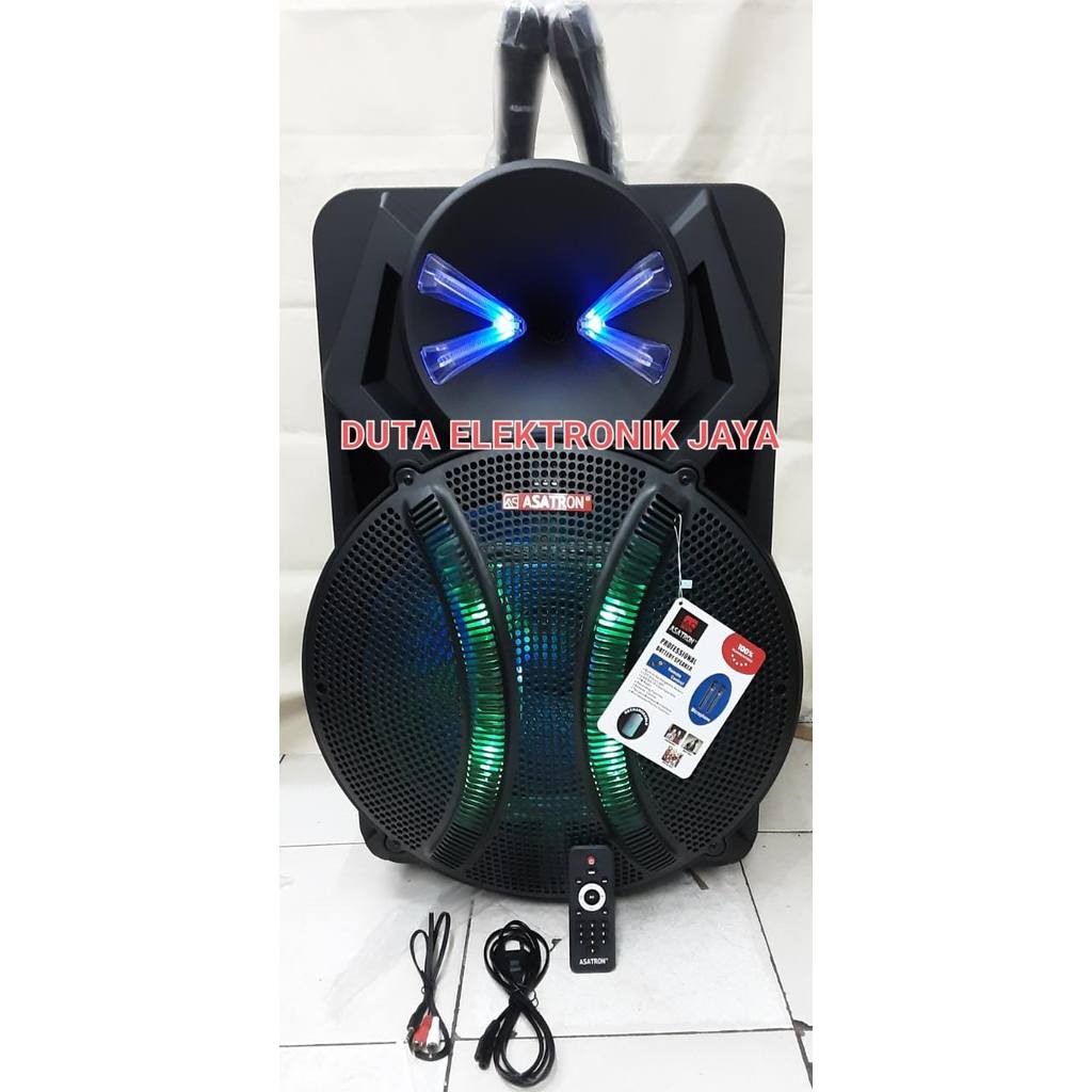 SPEAKER PORTABLE WIRELESS ASATRON TIGER 18 INCH