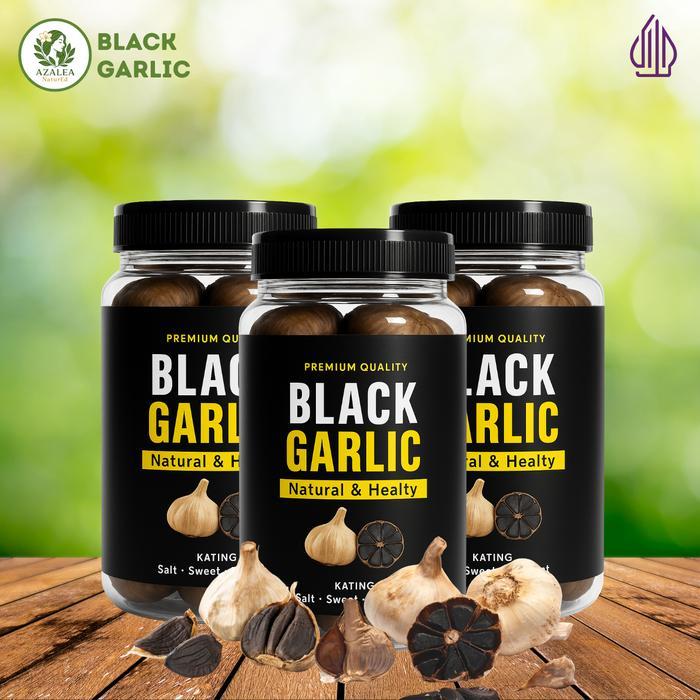BLACK GARLIC BAWANG HITAM TUNGGAL PREMIUM / BAWANG LANANG HITAM PERMENTASI / BAWANG TUNGGAL HITAM