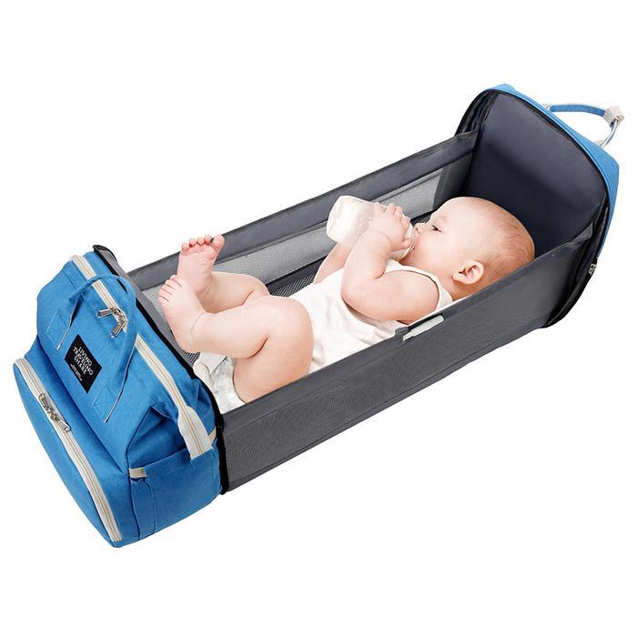 Tas Bayi Ransel Multifungsi Tempat Tidur Bayi / Ransel Bayi / Tas Diapers Bag / Tas Bayi Kasur /