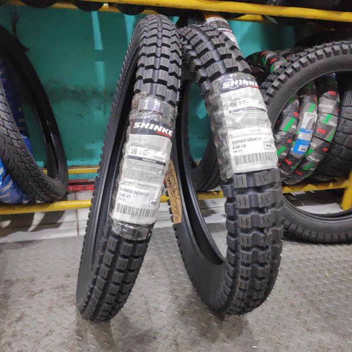 Shinko SR241 (241) 400-18 & 300-21 Ban Trial Ban Motor