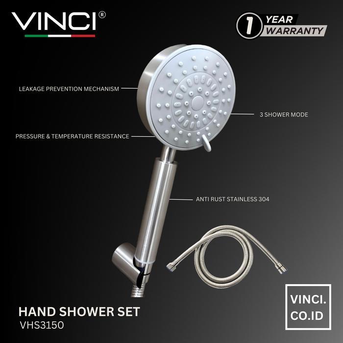 Toto - Vinci Hand Shower Mandi Set Kepala Head Selang Sower Tangan Stainless