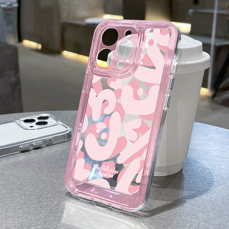 Firman Aesthetic Pink Black Girl Cewek Casing Hp Oppo A6X A6 Pro Reno 15 5G 15F 11 12 Plus 12F 11F A