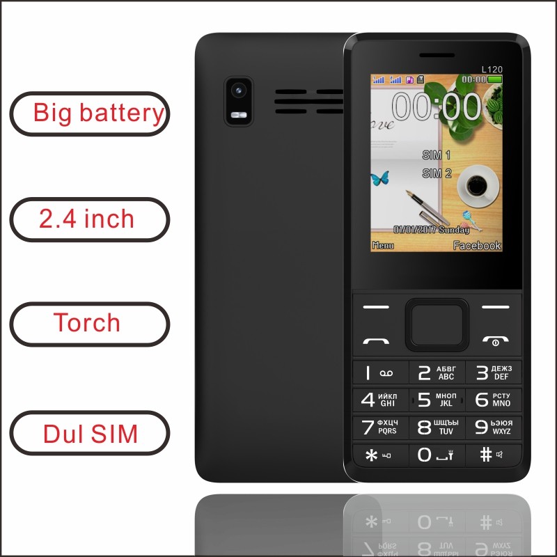 EAOR 2G 2.4 inch screen Feature Phone Dual SIM card 3000mAh big battrey Keypad  Phone with strong li