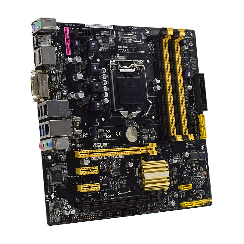 ? ASUS Q87M-A Motherboard intel Q87 Q87M-A/TYCO/SI LGA 1150 DDR3 32G Core 4130 4150 4350 4330 4370