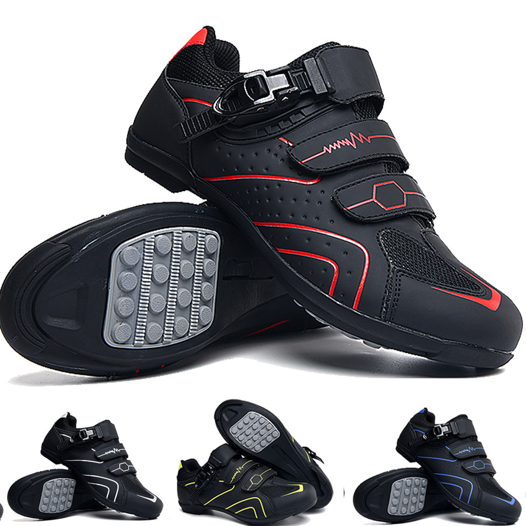 New Men'S Cycling Sneakers With Cleats Speed Cycling Shoes For Women, Rubber Soled Cycling Shoes