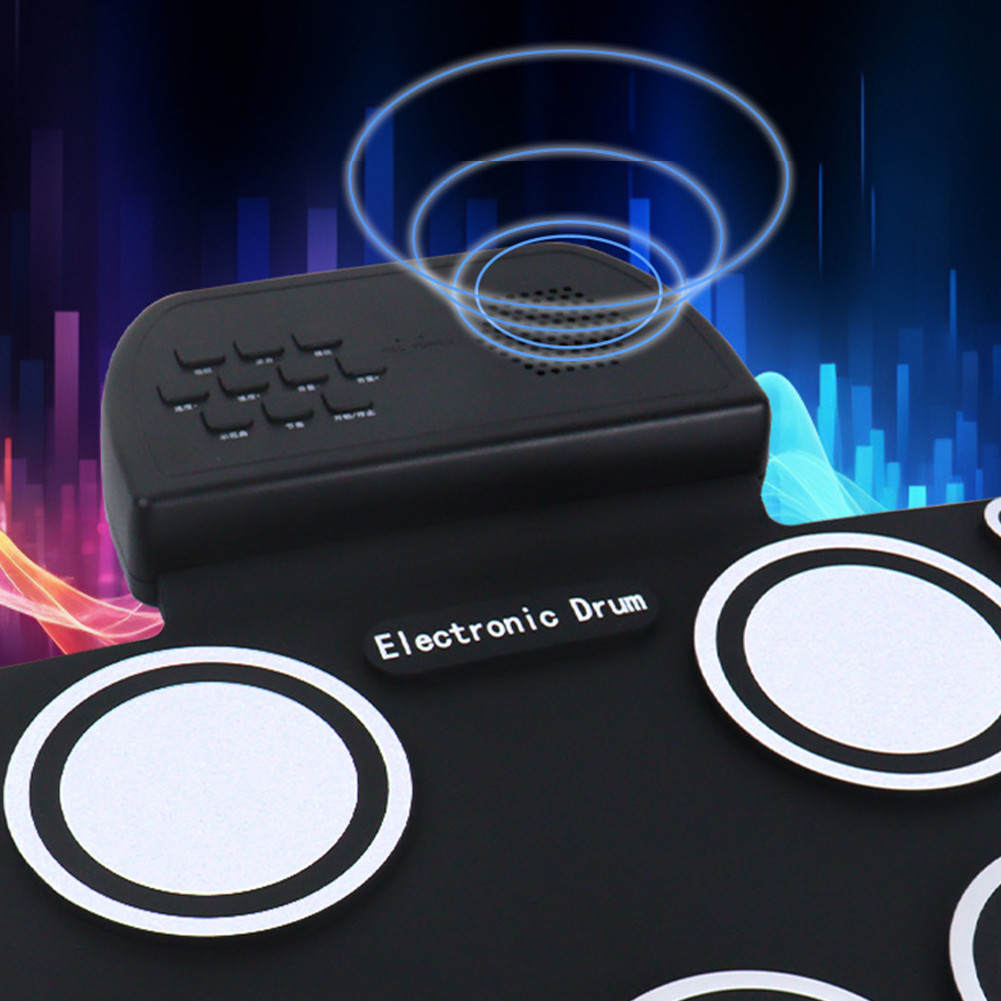 Electronic Drum Set with Drum Sticks Electric Drum Pad Electric Drum Set Birthday Surprise for Kids