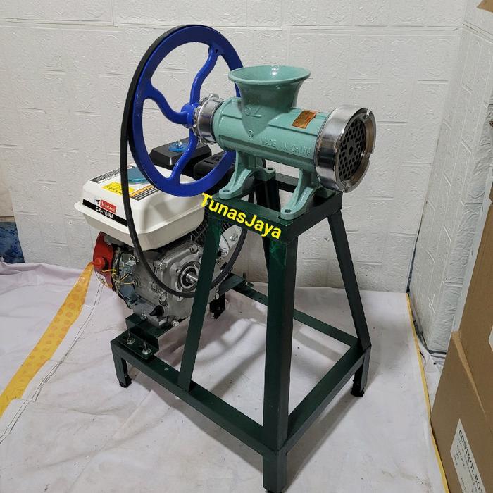 Mesin Giling Daging Kacang+Mesin Penggerak Dinamo&Engene