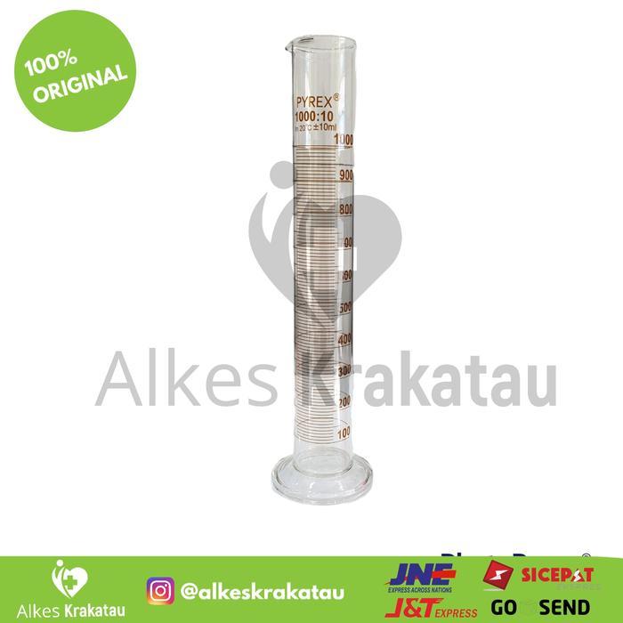 Gelas Ukur 1000Ml Pyrex / Measuring Cylinder 1000 Ml / 1 Liter / 1L Co
