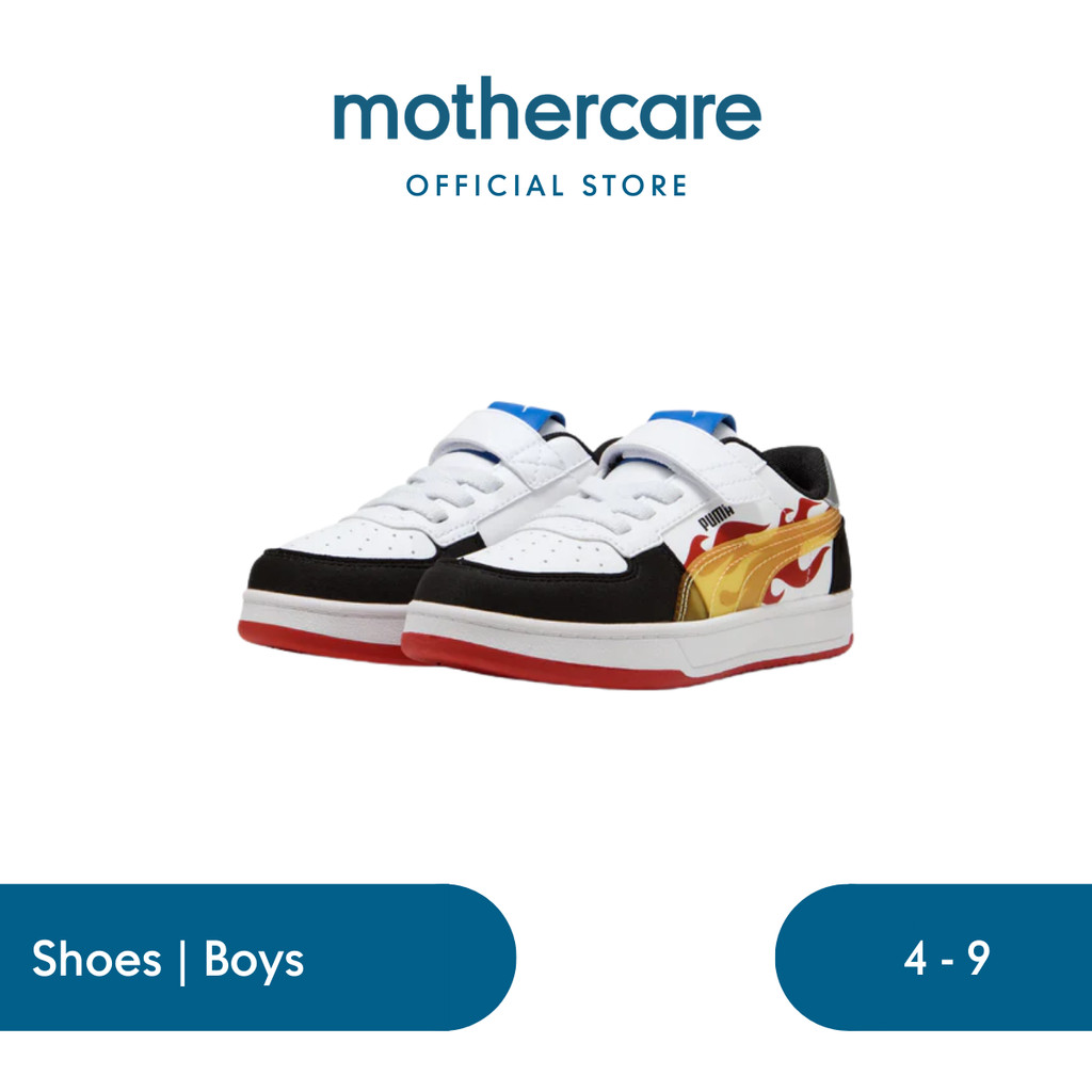 Puma Caven 2.0 Hot Wheels Inf - Sepatu Anak Laki-Laki(Putih)