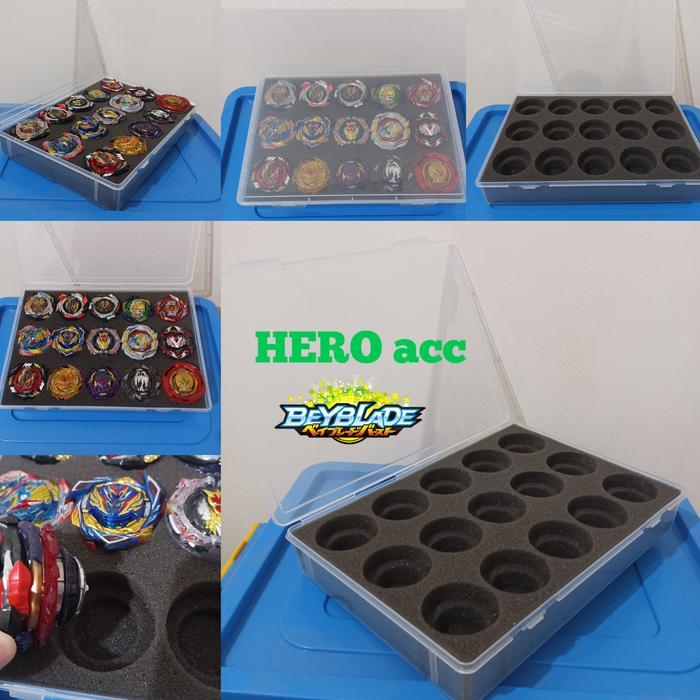 ASLI Box Beyblade Burst Case 15 slot READY STOCK