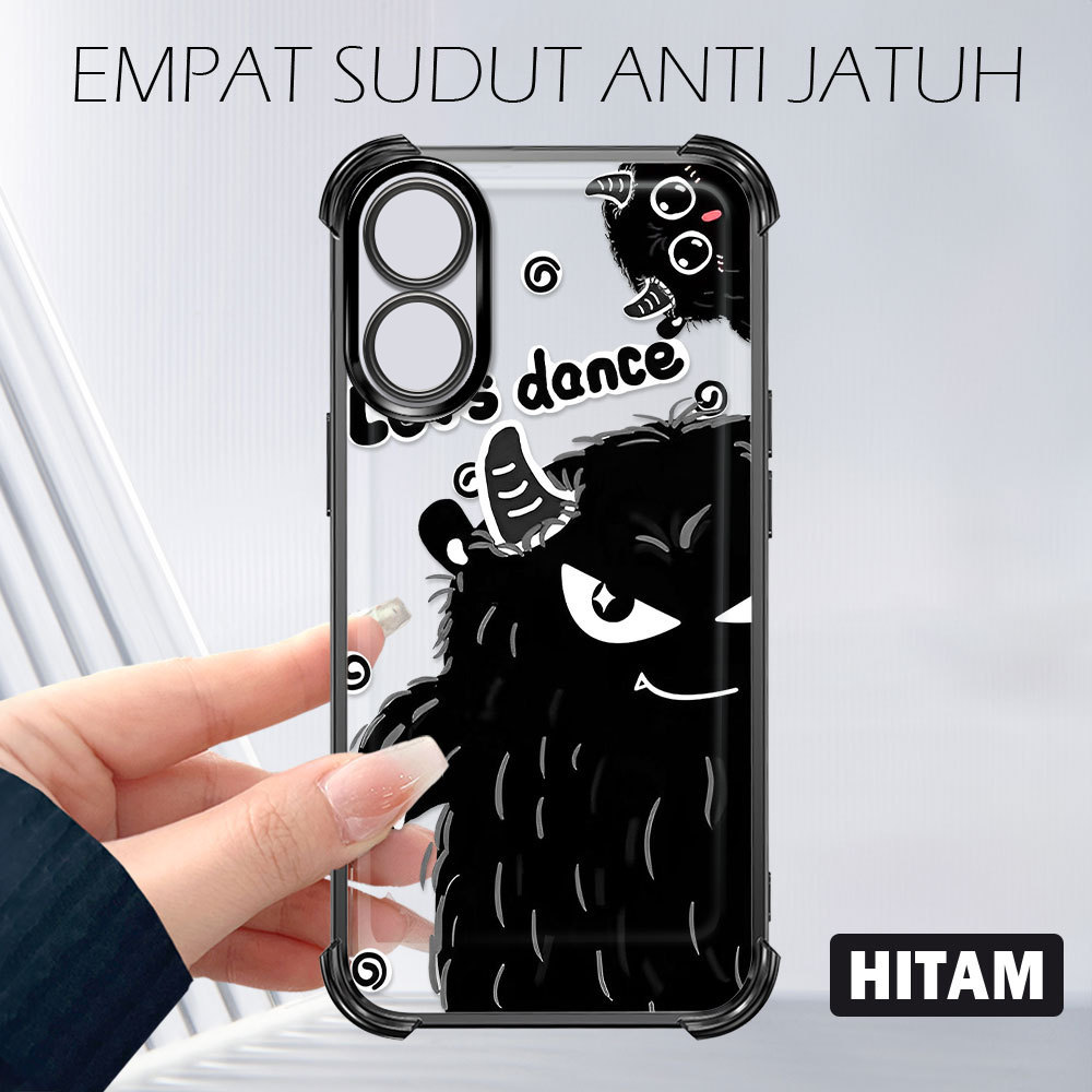 Casing Mode Trendi Untuk For OPPO A17 A17K Anti crack Case Kesing Hp Softcase Soft A8 -2543 ID49 DLJ