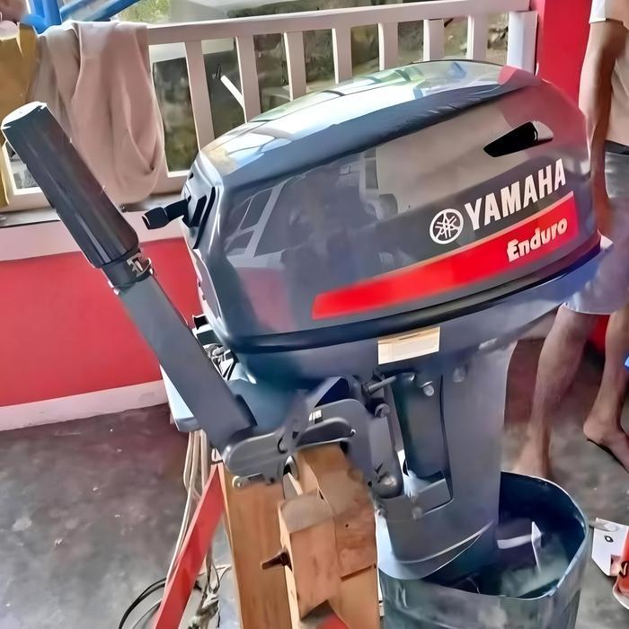 MESIN MOTOR TEMPEL YAMAHA 15PK OUTBOARD 2 TAK E15DMHL MESIN TEMPEL KAPAL YAMAHA OUTBOARD 15 PK E15DM