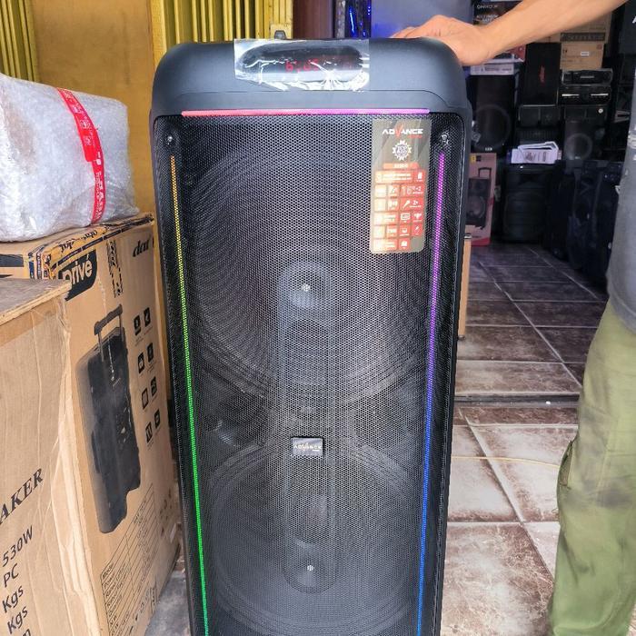 speaker advance k15D speaker bluetooth 15 inc Doble woofer