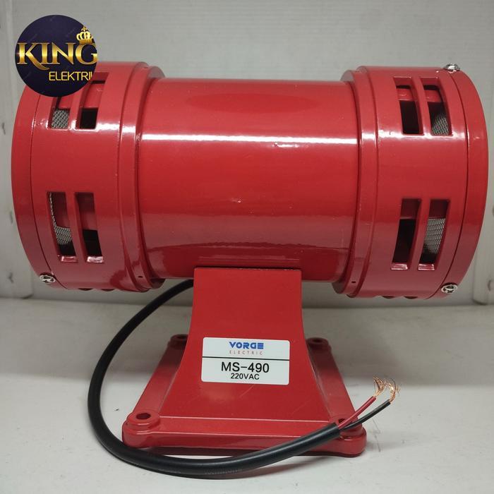 Motor Sirine Sirene 2 Kuping VORGE Ms 490 Ms-490 VORGE siren MS490 220