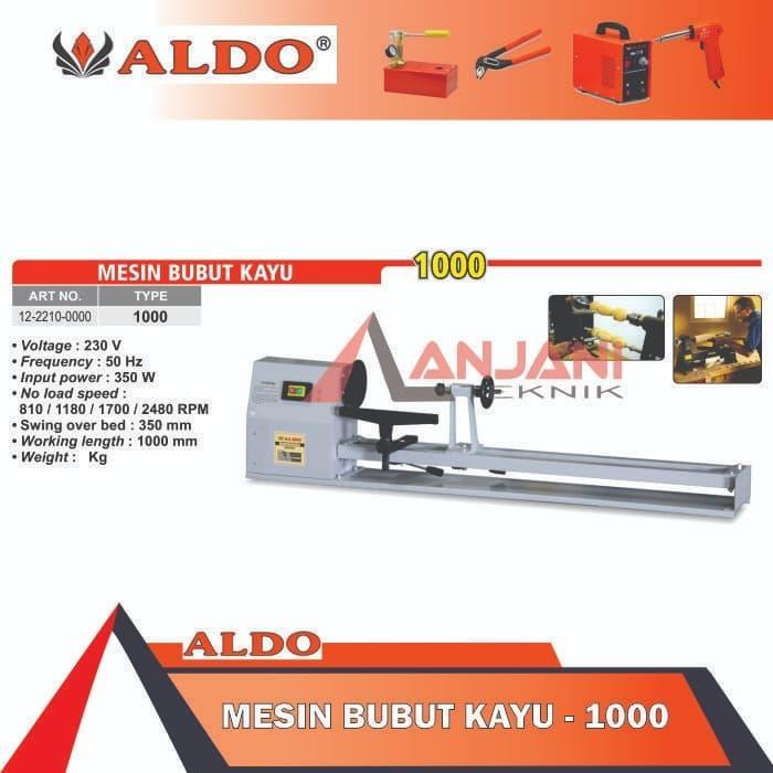 ALDO 1000 MESIN BUBUT PAHAT UKIR ROTARY KAYU / WOOD LATHE MINI