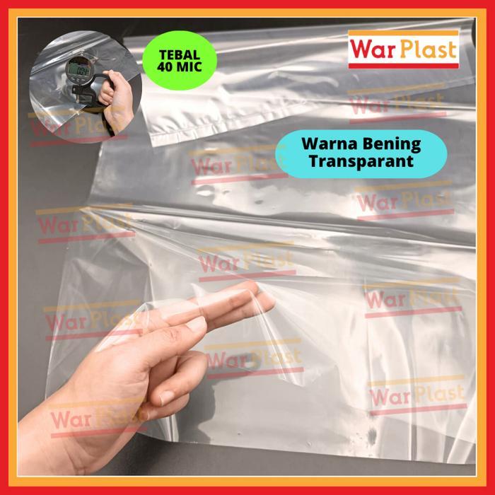 Plastik PP Bening Sikemas Tebal Ukuran Besar 60x100 50x75 45x65 40x60 30x45 30x50 Premium