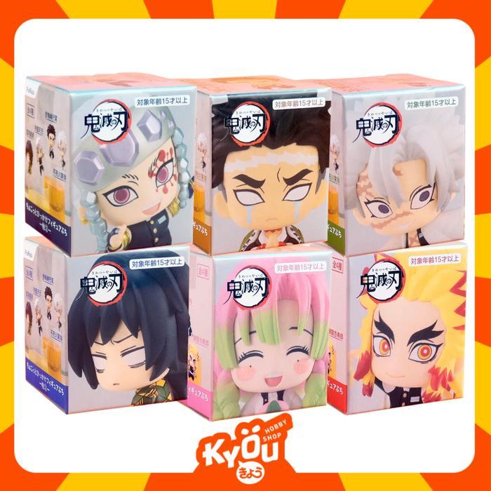 Rengoku Mitsuri Tanjiro Kanao Giyu Tengen Sanemi Gyomei Nezuko Chokotto Hikkake Figure Puchi (4cm)
