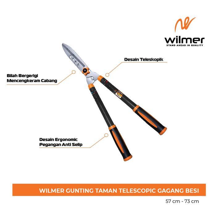 Wilmer Gunting Taman Gagang Besi Telescopic - Gunting Taman Gagang Besi - Gunting Taman Panjang
