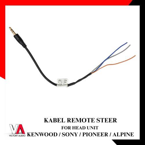 Ready Kabel Remote Steer Head Unit Pioneer Kenwood Sony Kabel Remot Stir Car