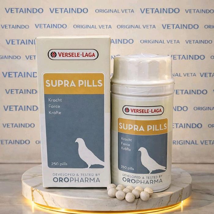 Supra Pills Versele Laga Jamu Obat Doping Burung Merpati Balap Kolong Terlaris